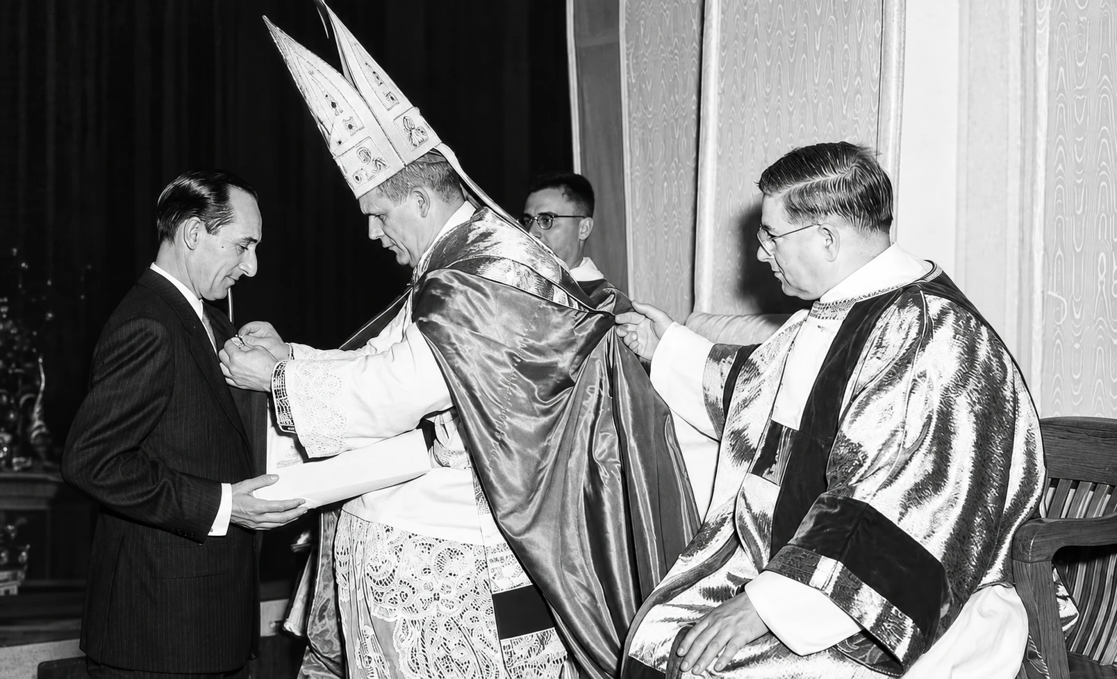 Bendición del Colegio en 1954