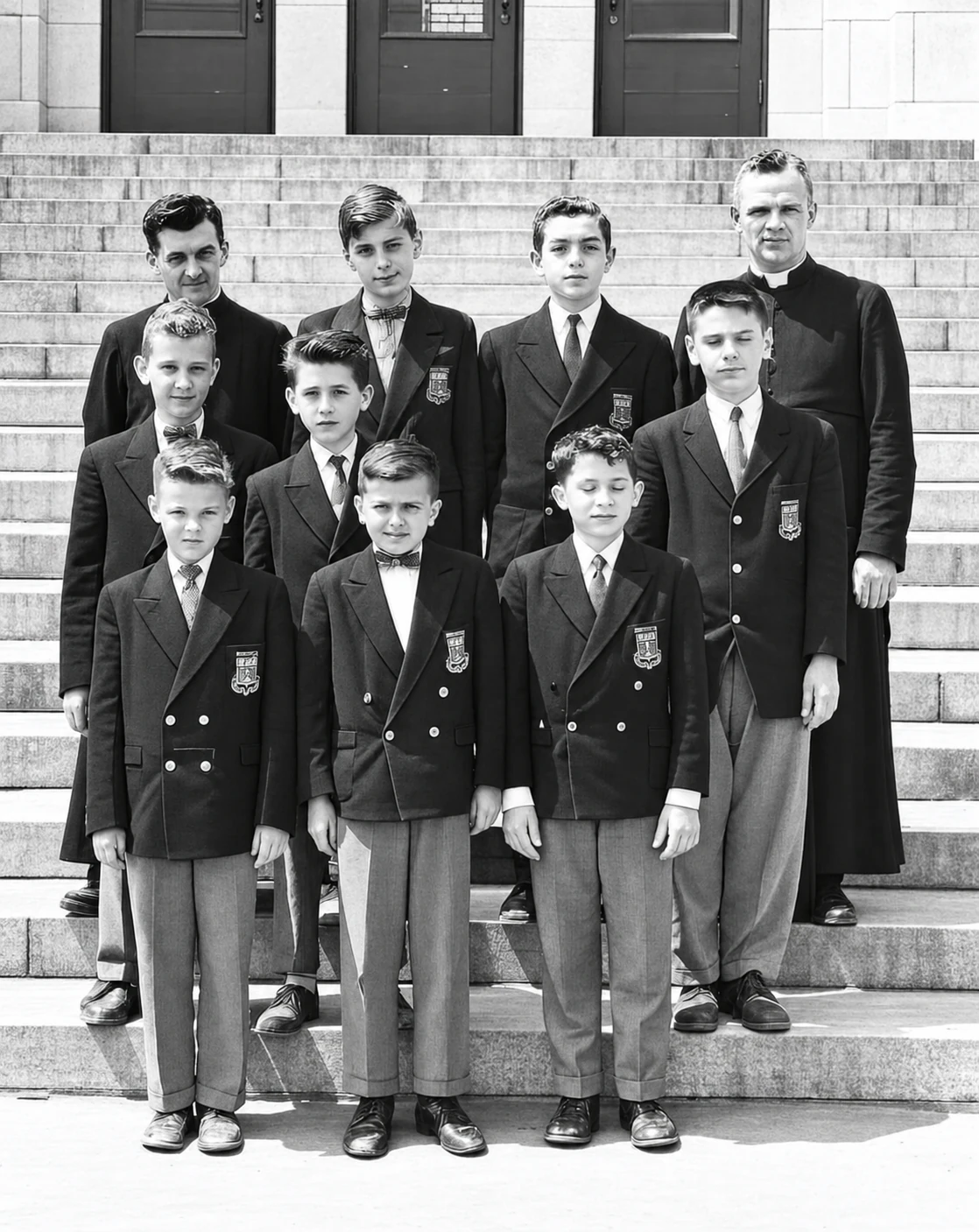Grupo de alumnos en 1959-1960