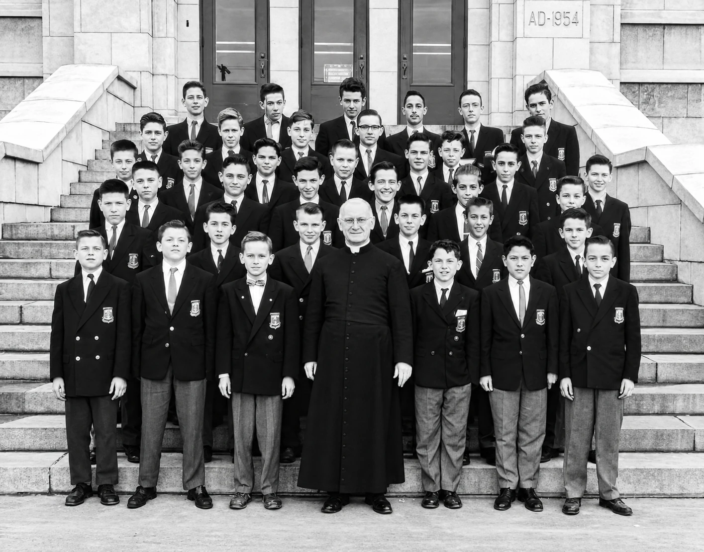 Grupo de alumnos en 1959-1960