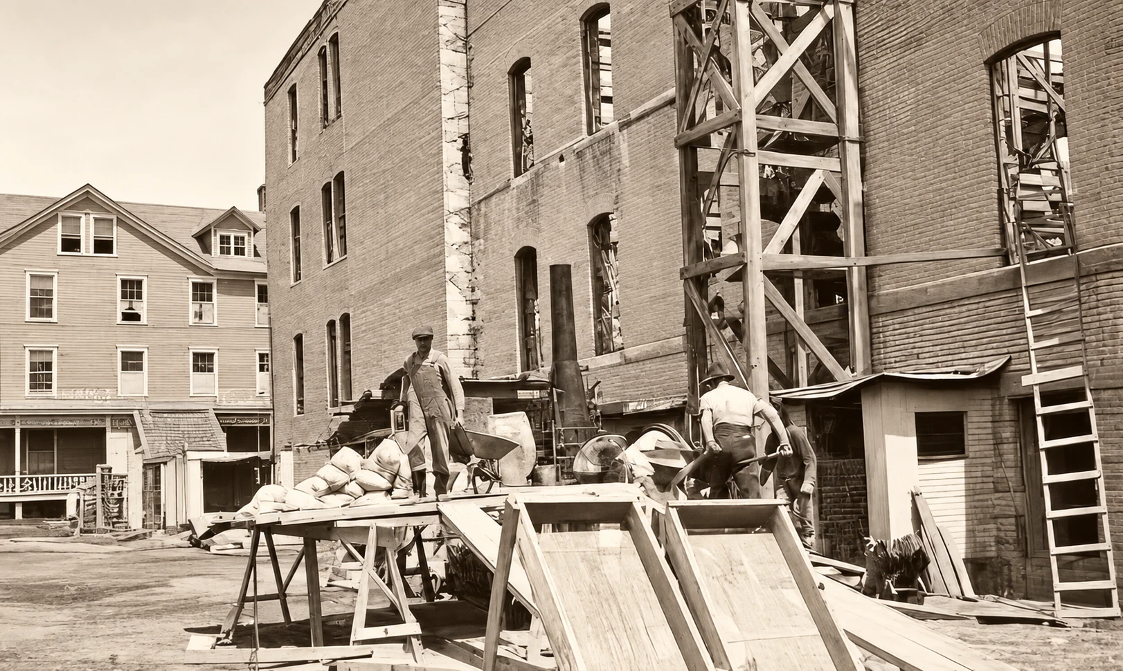 La segunda universidad en construcción en 1920
