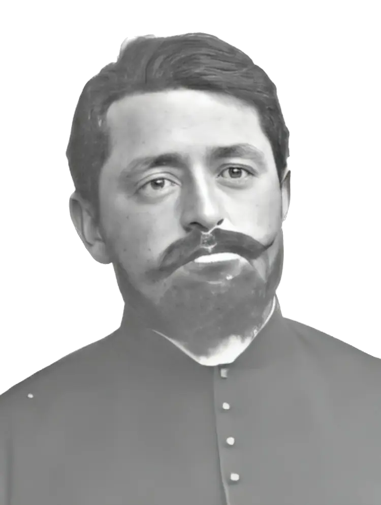 Portrait d’archives du Père Arthur Divet