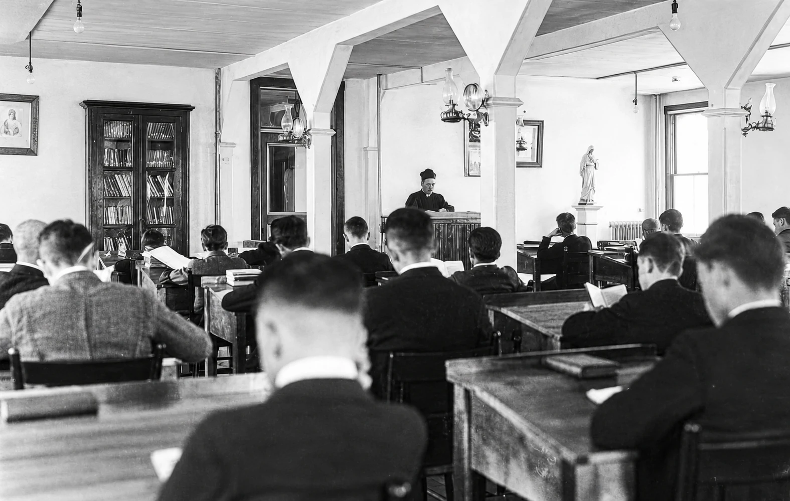 Aula di studio nel 1923