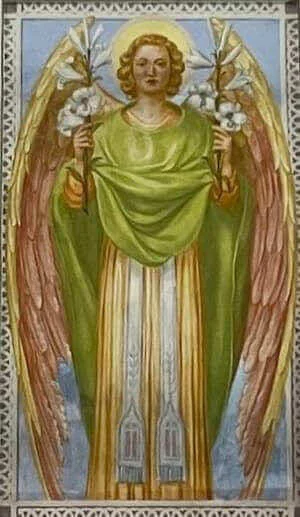 Angel associated with rebirth