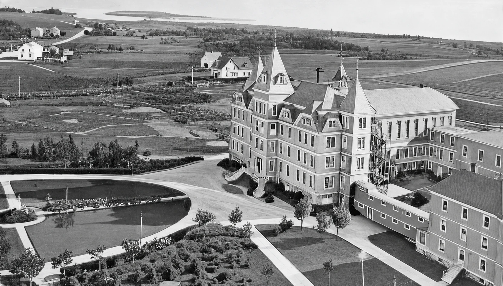 Veduta aerea del collegio